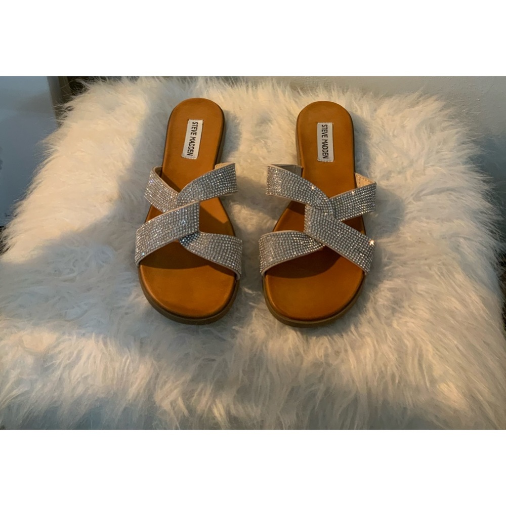 Glitzy sandals